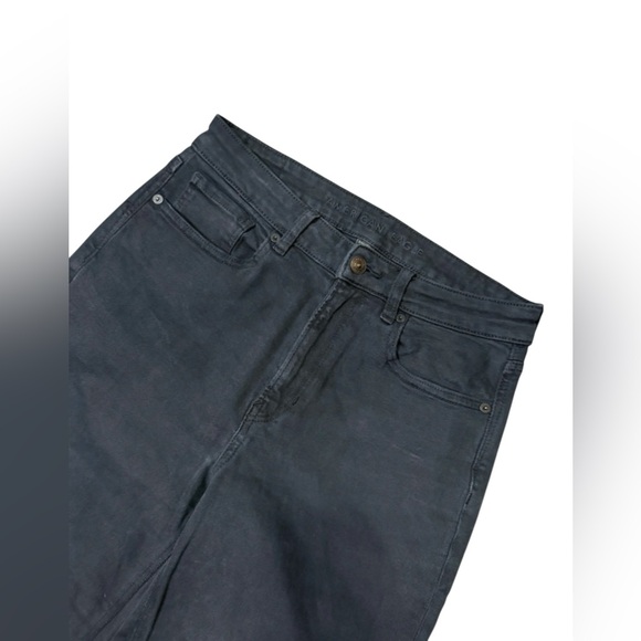 American Eagle Black Mom Jeans Size 6 Long - Picture 6 of 8